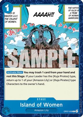 Island of Women OP07-058 card
