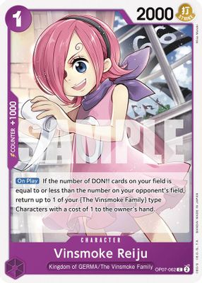 Vinsmoke Reiju OP07-062 card