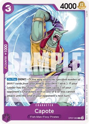 Capote OP07-063 card