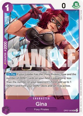 Gina OP07-065 card