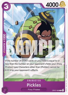 Pickles OP07-069 card