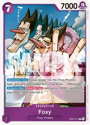 Foxy OP07-071 card