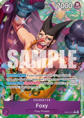 Foxy OP07-071 card