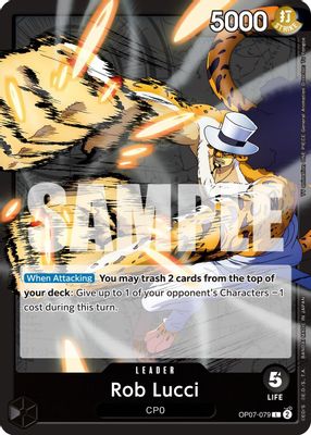 Rob Lucci OP07-079 card
