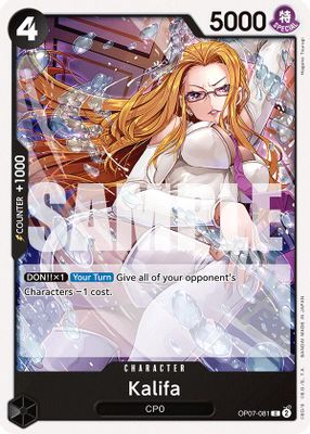 Kalifa OP07-081 card