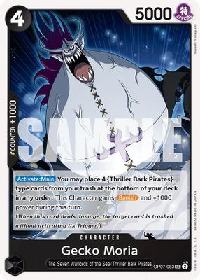 Gecko Moria OP07-083 card
