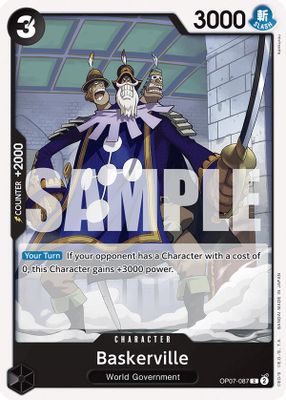Baskerville OP07-087 card