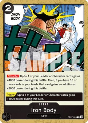 Iron Body OP07-095 card