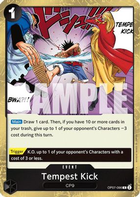 Tempest Kick OP07-096 card