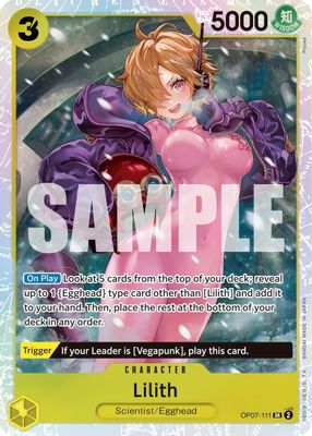 Lilith OP07-111 card