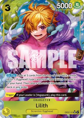 Lilith OP07-111 card