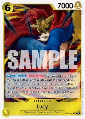 Lucy OP07-112 card