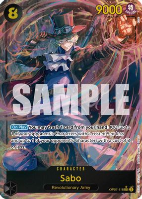 Sabo OP07-118 card