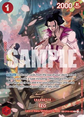 Izo OP03-003 card