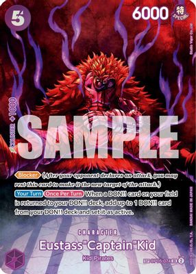 Eustass"Captain"Kid OP05-074 card