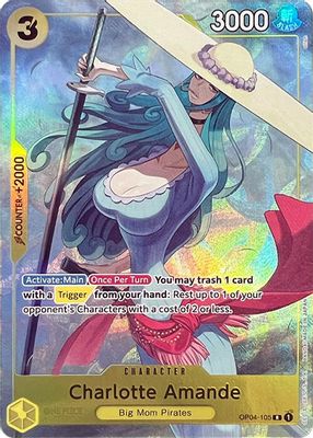 Charlotte Amande OP04-105 card