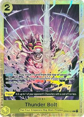 Thunder Bolt OP03-121 card