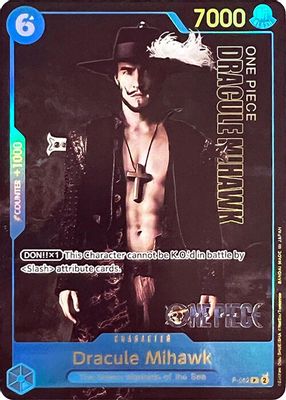 Dracule Mihawk P-052 card