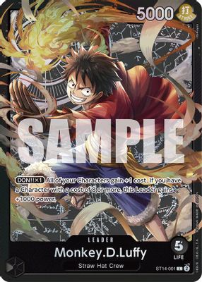 Monkey.D.Luffy ST14-001 card