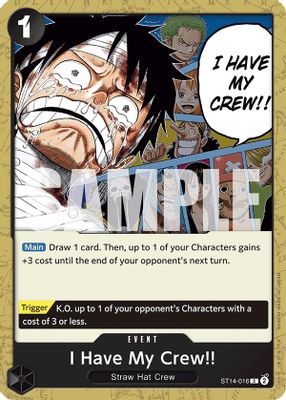 I Have My Crew!! ST14-016 card