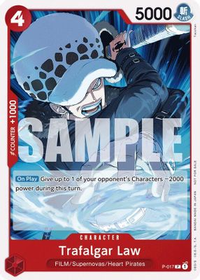 Trafalgar Law P-017 card