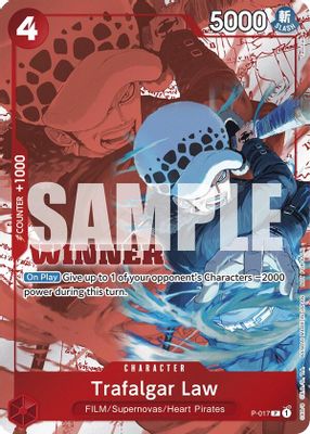 Trafalgar Law P-017 card