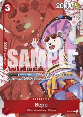 Bepo P-019 card