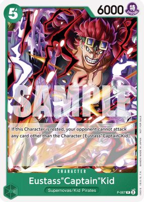 Eustass"Captain"Kid P-067 card