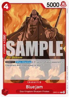 Bluejam OP07-011 card