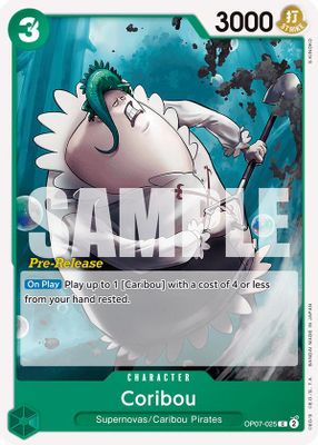 Coribou OP07-025 card