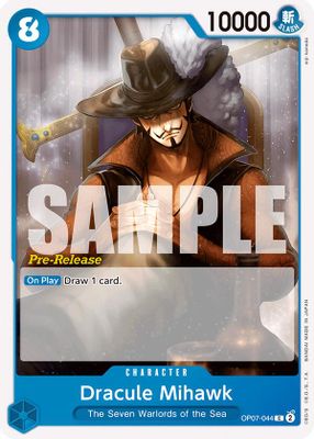 Dracule Mihawk OP07-044 card
