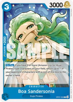 Boa Sandersonia OP07-050 card
