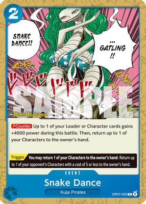Snake Dance OP07-055 card