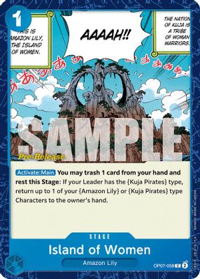 Island of Women OP07-058 card