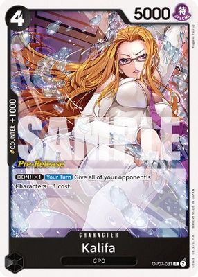 Kalifa OP07-081 card