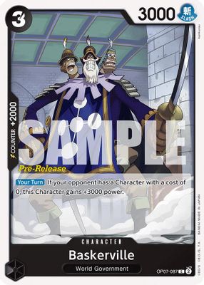 Baskerville OP07-087 card