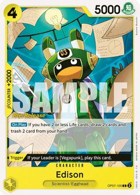 Edison OP07-100 card