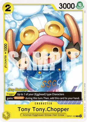 Tony Tony.Chopper OP07-103 card