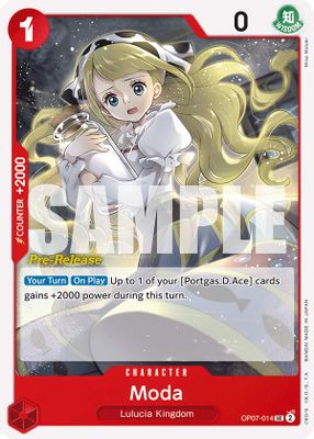 Moda OP07-014 card