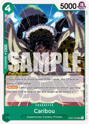 Caribou OP07-023 card