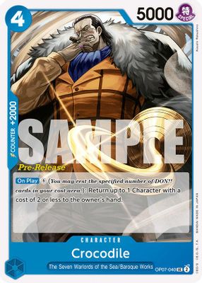 Crocodile OP07-040 card