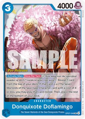 Donquixote Doflamingo OP07-048 card