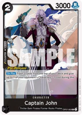 Captain John OP07-082 card