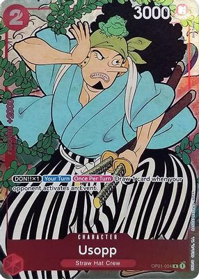 Usopp OP01-004 card