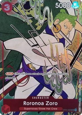 Roronoa Zoro OP01-025 card