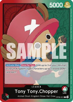 Tony Tony.Chopper OP08-001 card