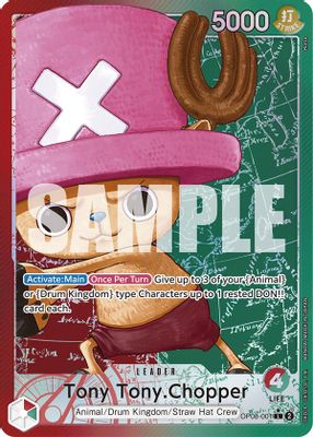 Tony Tony.Chopper OP08-001 card