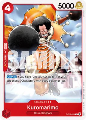 Kuromarimo OP08-004 card