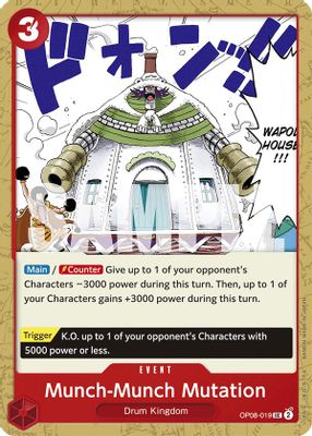 Munch-Munch Mutation OP08-019 card