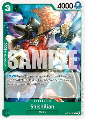 Shishilian OP08-025 card